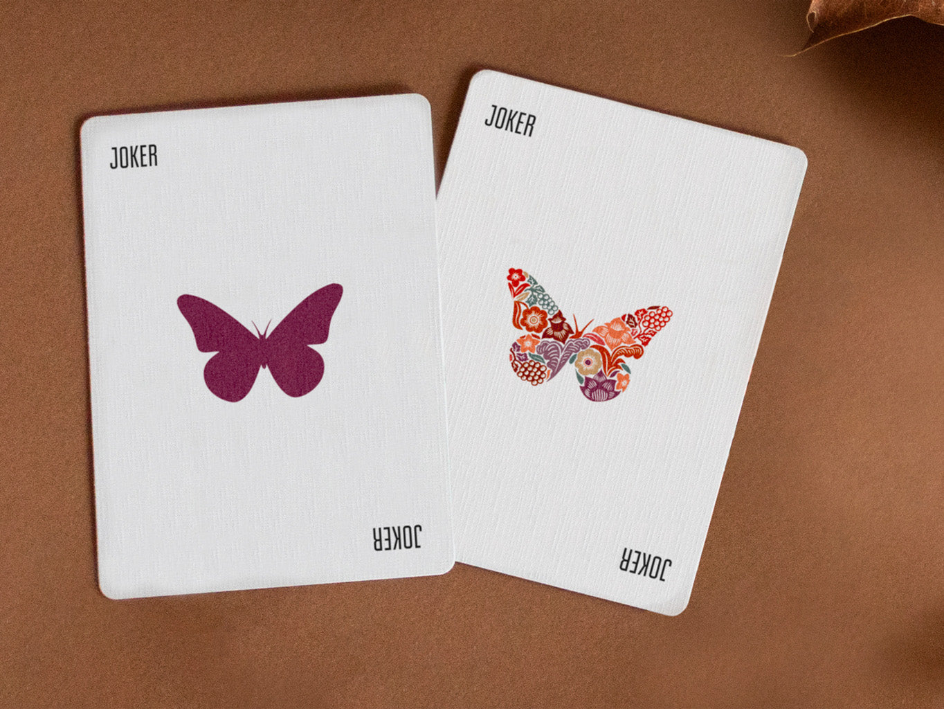 Butterfly Playing Cards Autumn Edition Marked
