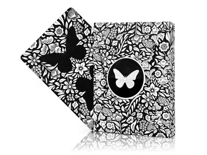 Butterfly Playing Cards Black & White Unmarked