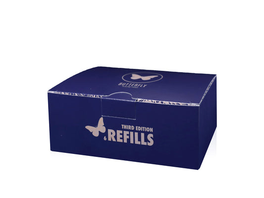Butterfly Playing Cards 3rd Edition 6 Refills (Blue)