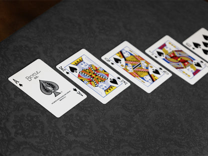 Marked Bicycle Rider Back Playing Cards 2nd Ed. (Red)