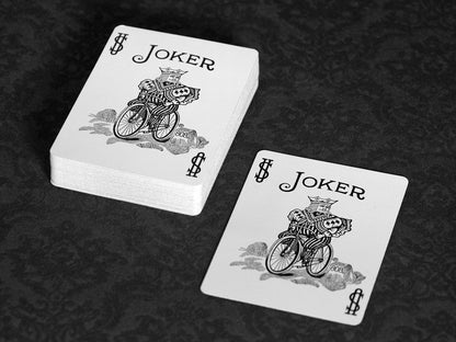 Marked Bicycle Rider Back Playing Cards 2nd Ed. (Red)