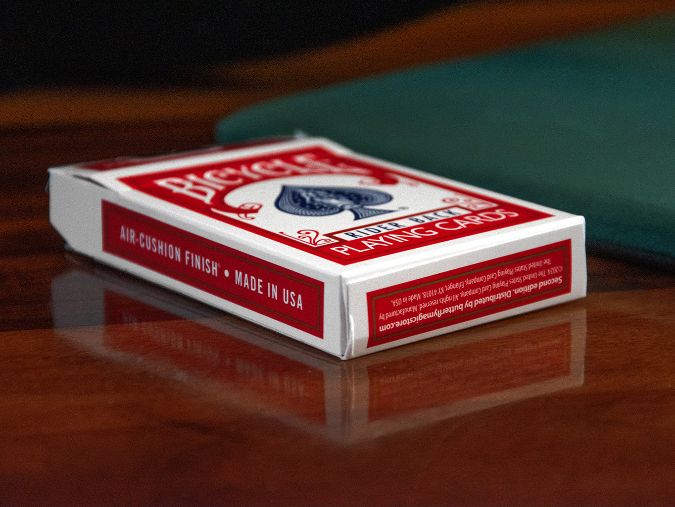 Marked Bicycle Rider Back Playing Cards 2nd Ed. (Red)