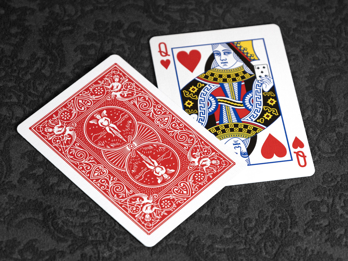 Marked Bicycle Rider Back Playing Cards 2nd Ed. (Red)