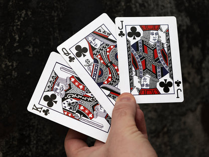 Butterfly Playing Cards Workers Edition Silver