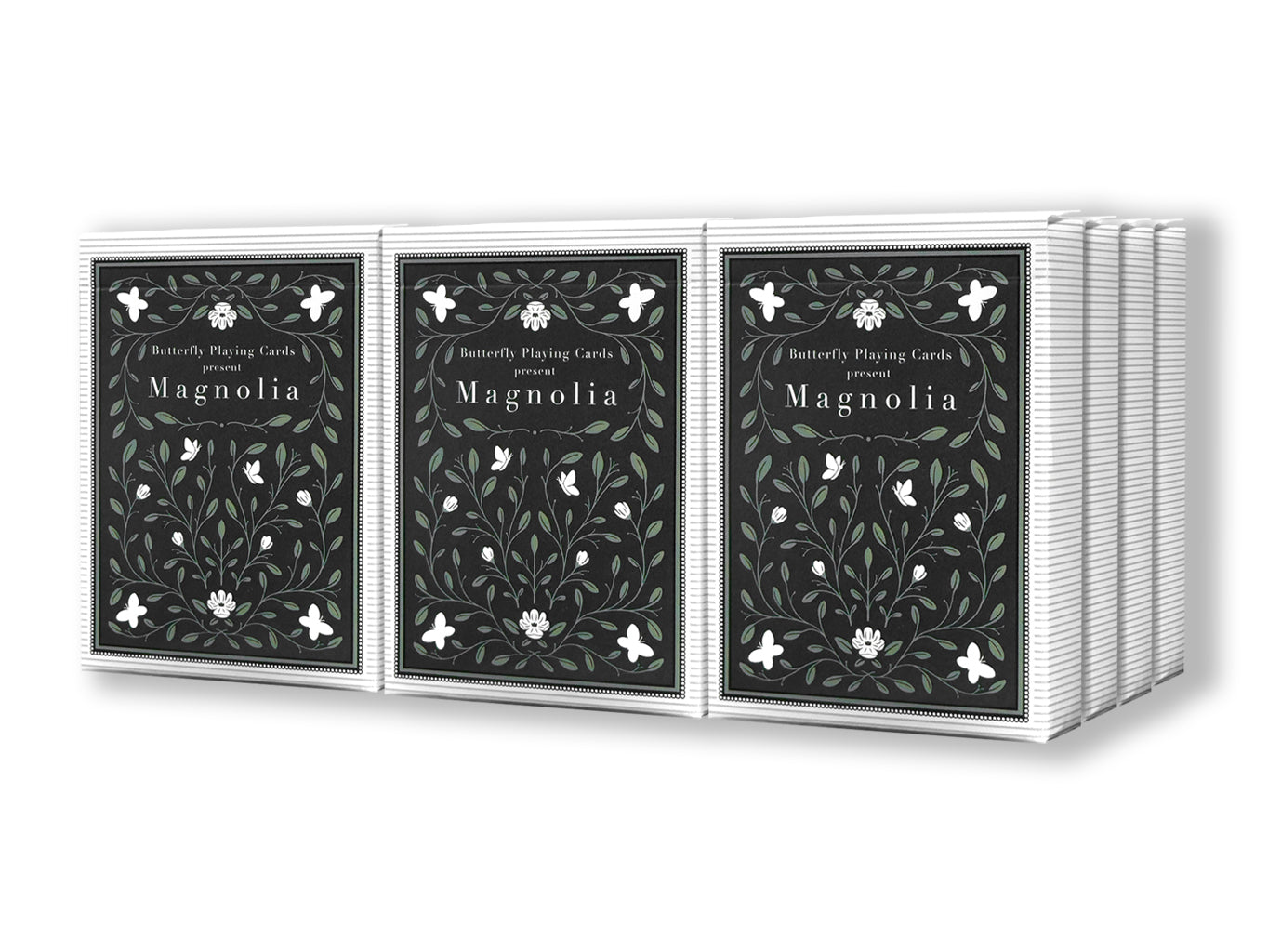 Magnolia White Playing Cards (12 Decks)