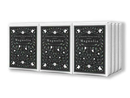 Magnolia White Playing Cards (12 Decks)