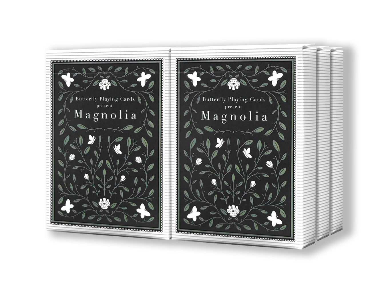 Magnolia White Playing Cards (6 Decks)