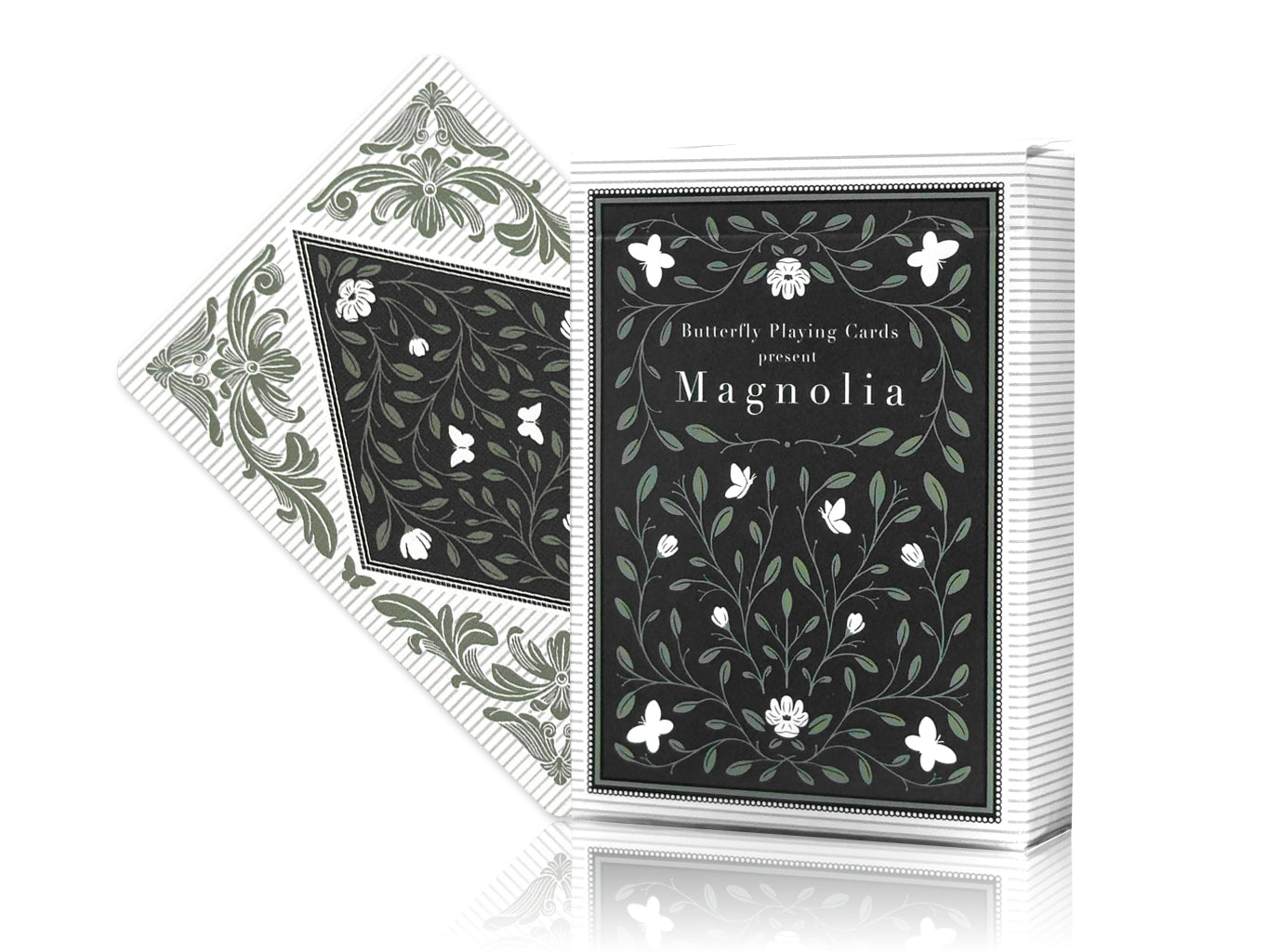 Magnolia White Playing Cards