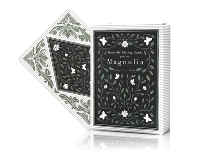 Magnolia White Playing Cards