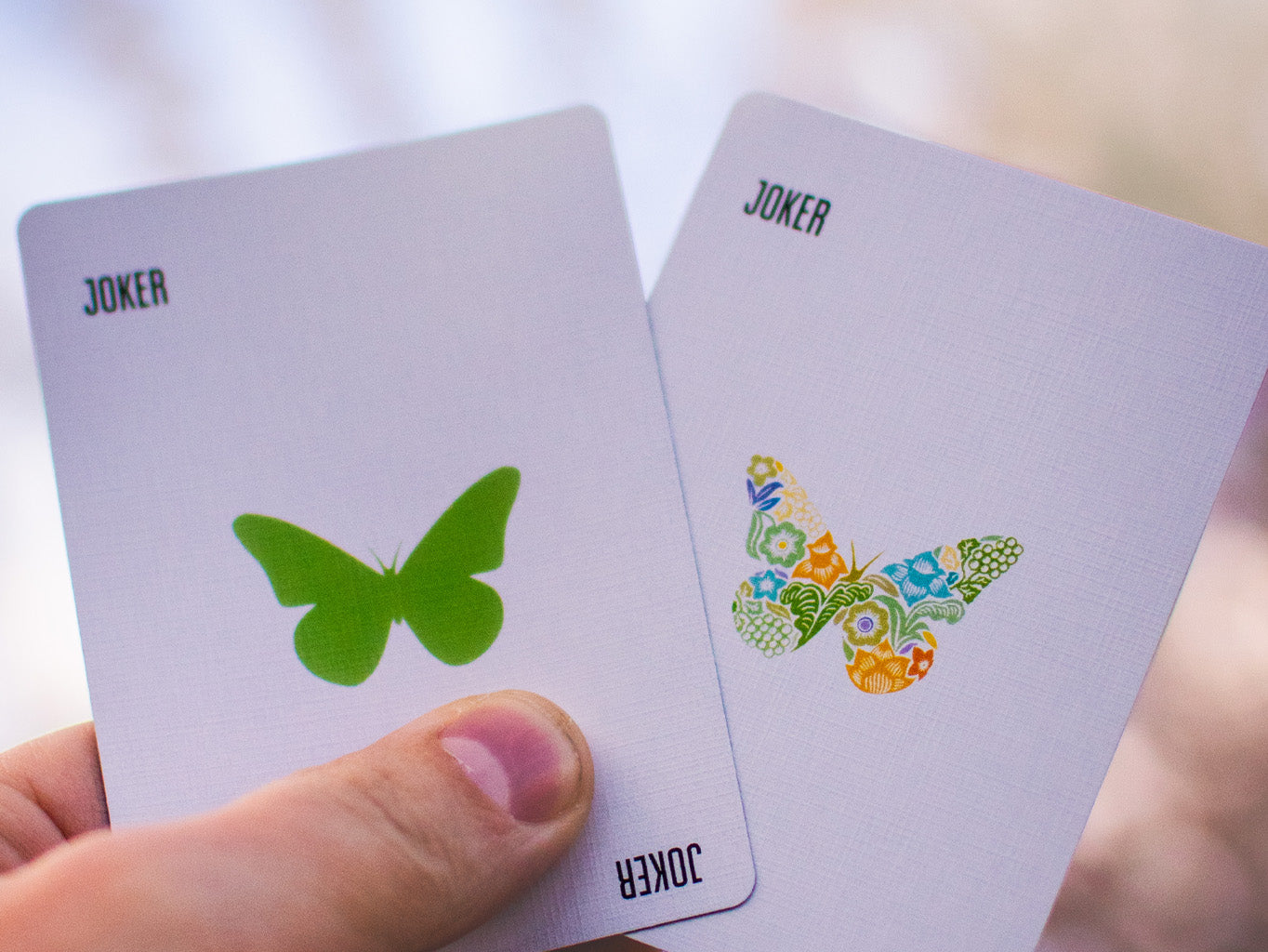 Butterfly Playing Cards Spring Edition Marked