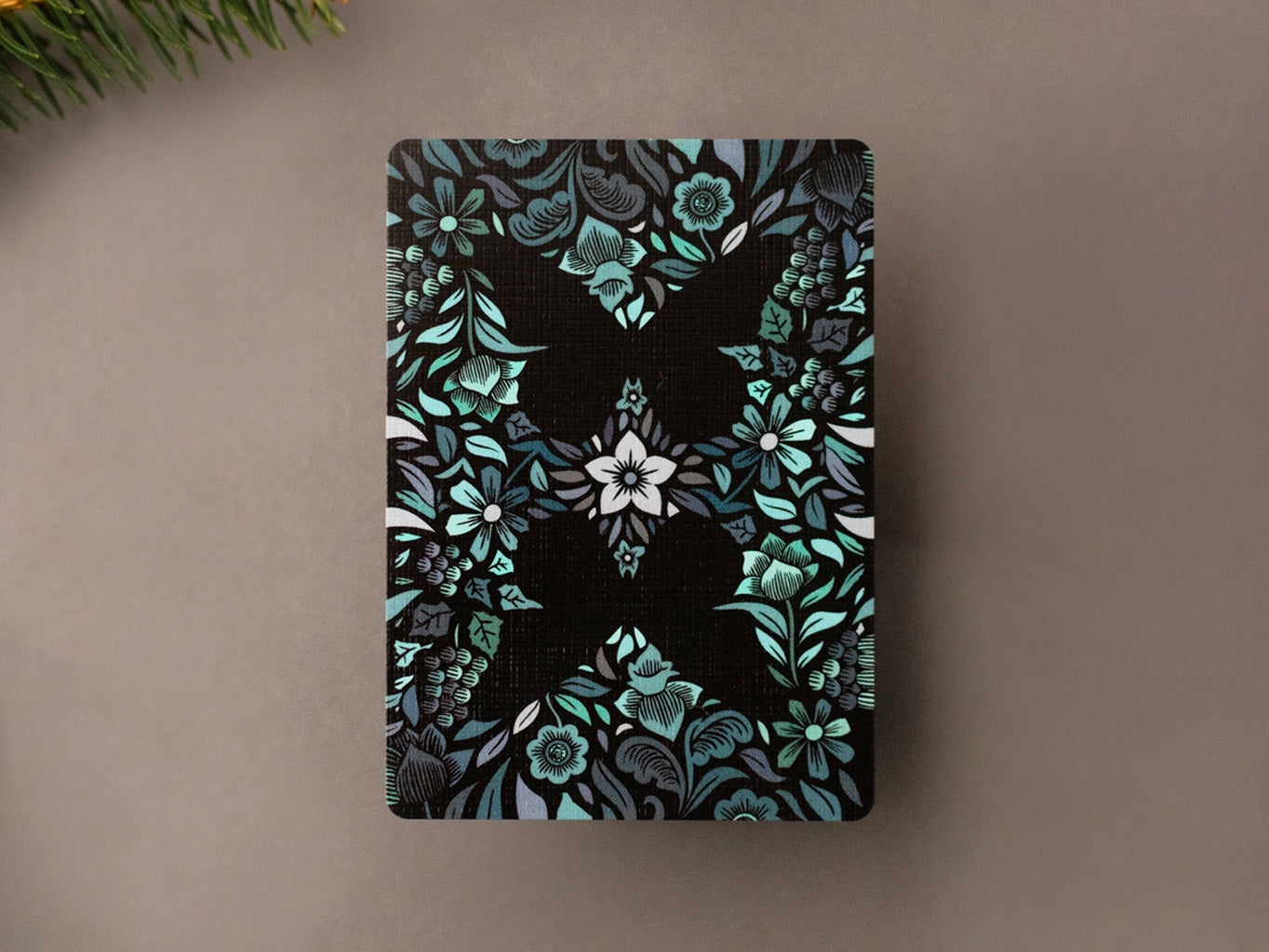 Butterfly Playing Cards Winter Edition Marked
