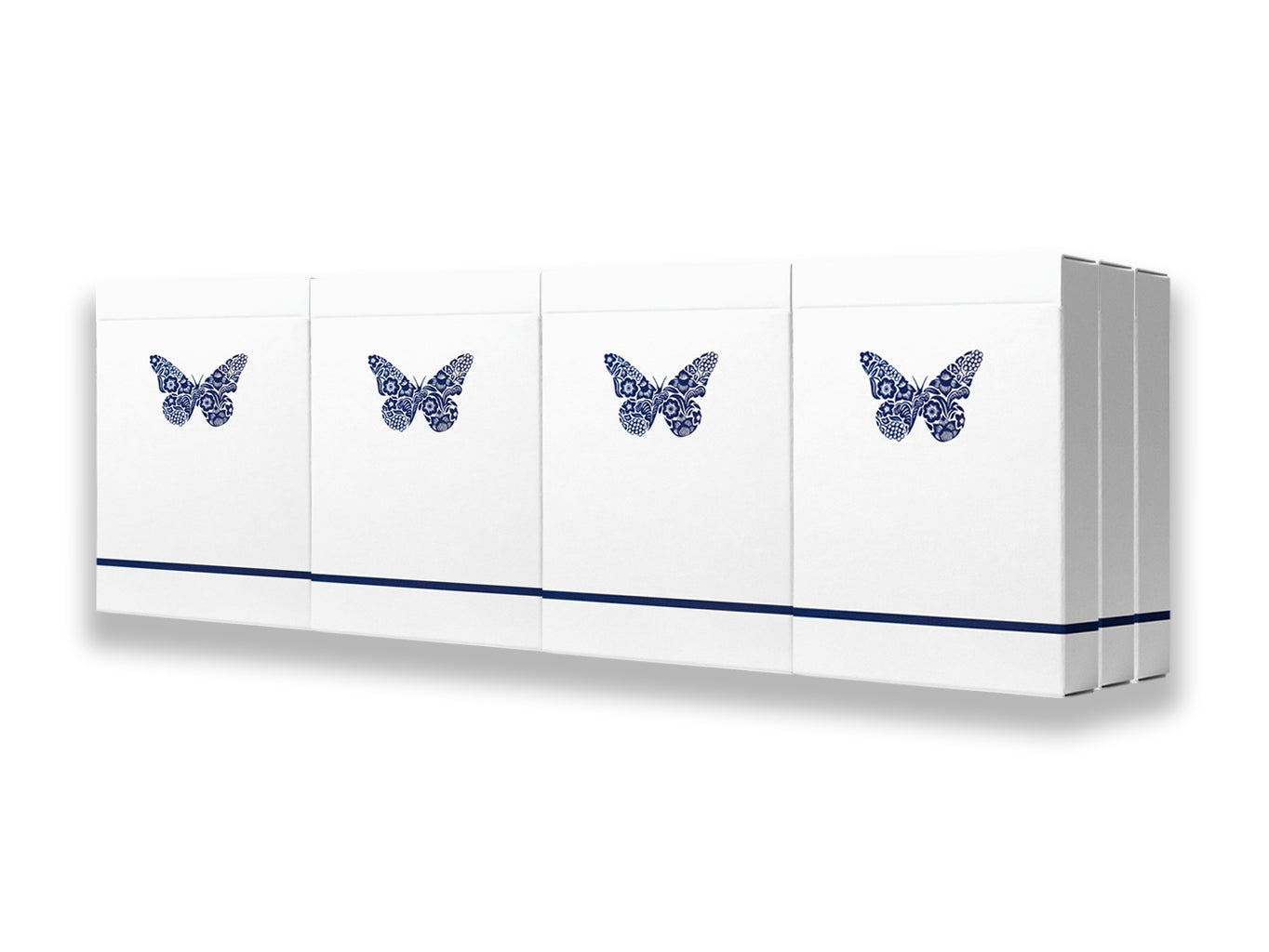 Butterfly Playing Cards Workers Edition V2 (12 Blue Decks)