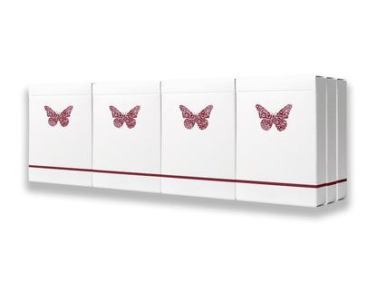 Butterfly Playing Cards Workers Edition V2 (12 Red Decks)