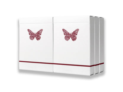 Butterfly Playing Cards Workers Edition V2 (6 Red Decks)