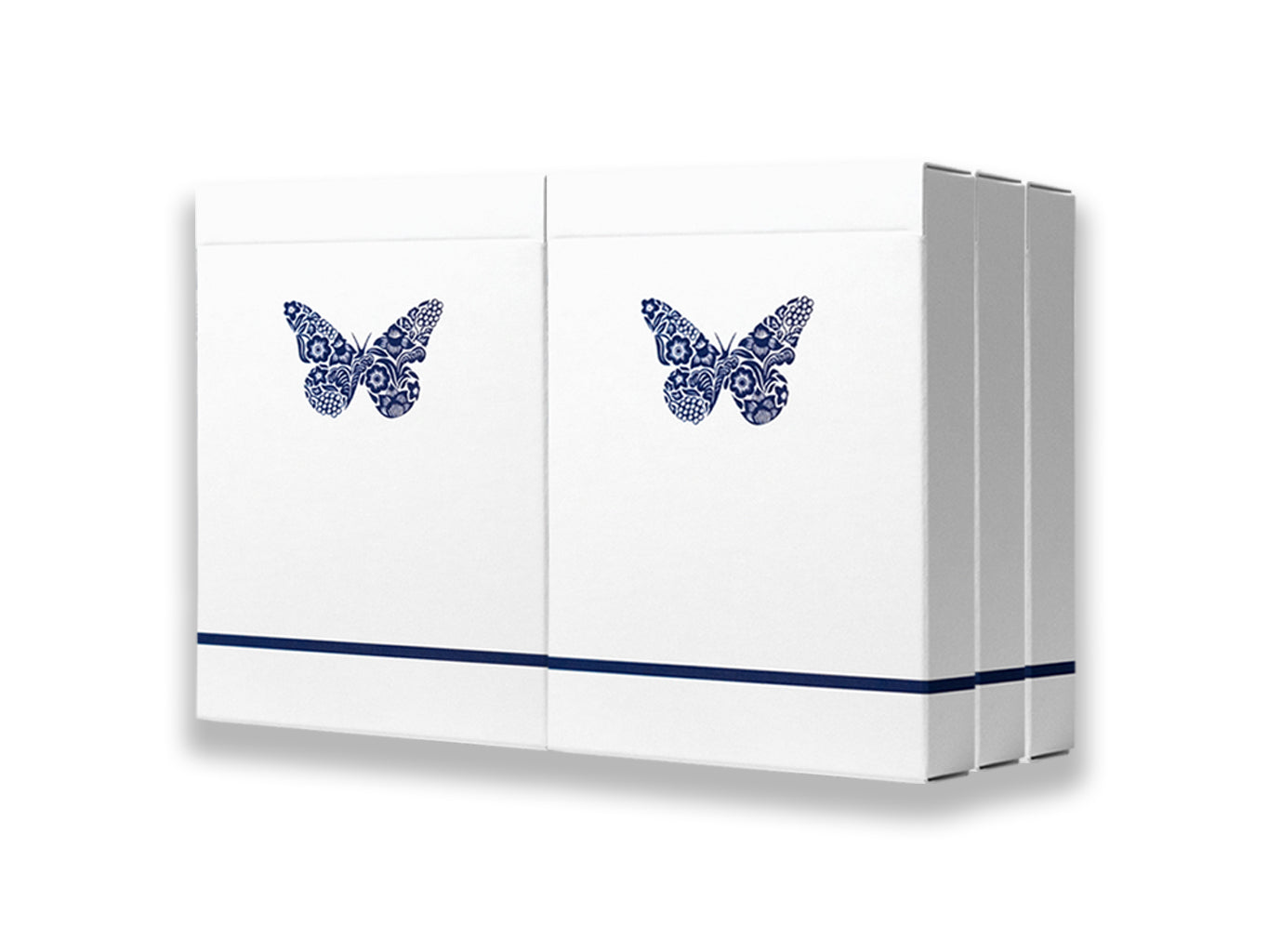 Butterfly Playing Cards Workers Edition V2 (6 Blue Decks)
